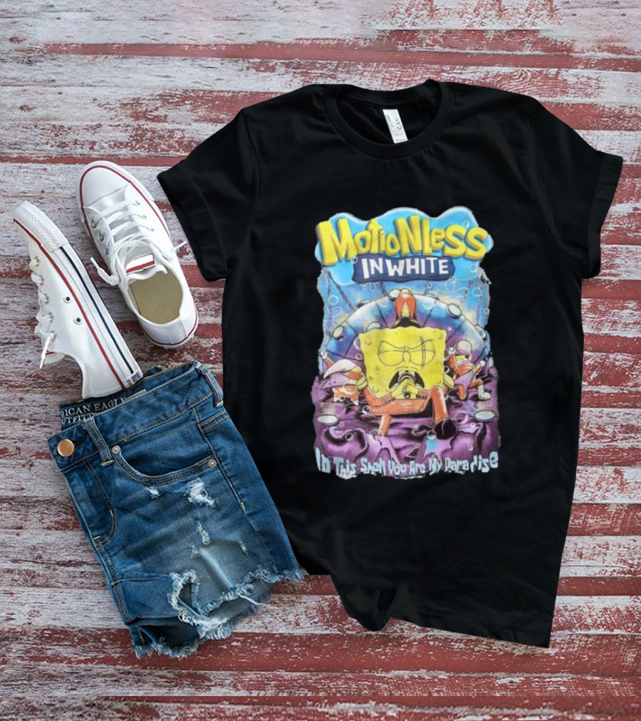 Motionless In White In This Shell You Are My Paradise Spongebob T-Shirt
