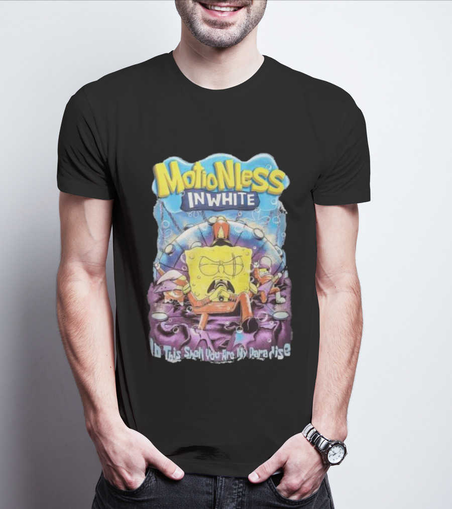 Motionless In White In This Shell You Are My Paradise Spongebob T-Shirt