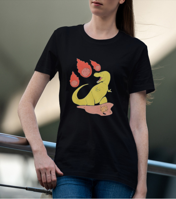 SMBC Dinosaur And Meteor Save Yourself Mammal T-Shirt