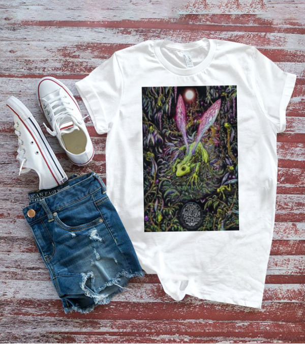 Les Claypool’s Fearless Flying Frog Brigade Psychedelic Creature Art Wheatland T-Shirt