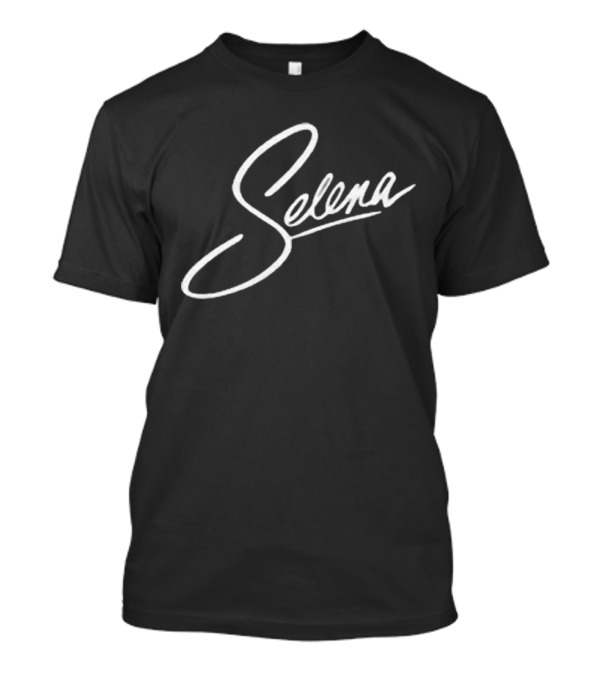 Selena Quintanilla Signature Script Iconic Autograph T-Shirt