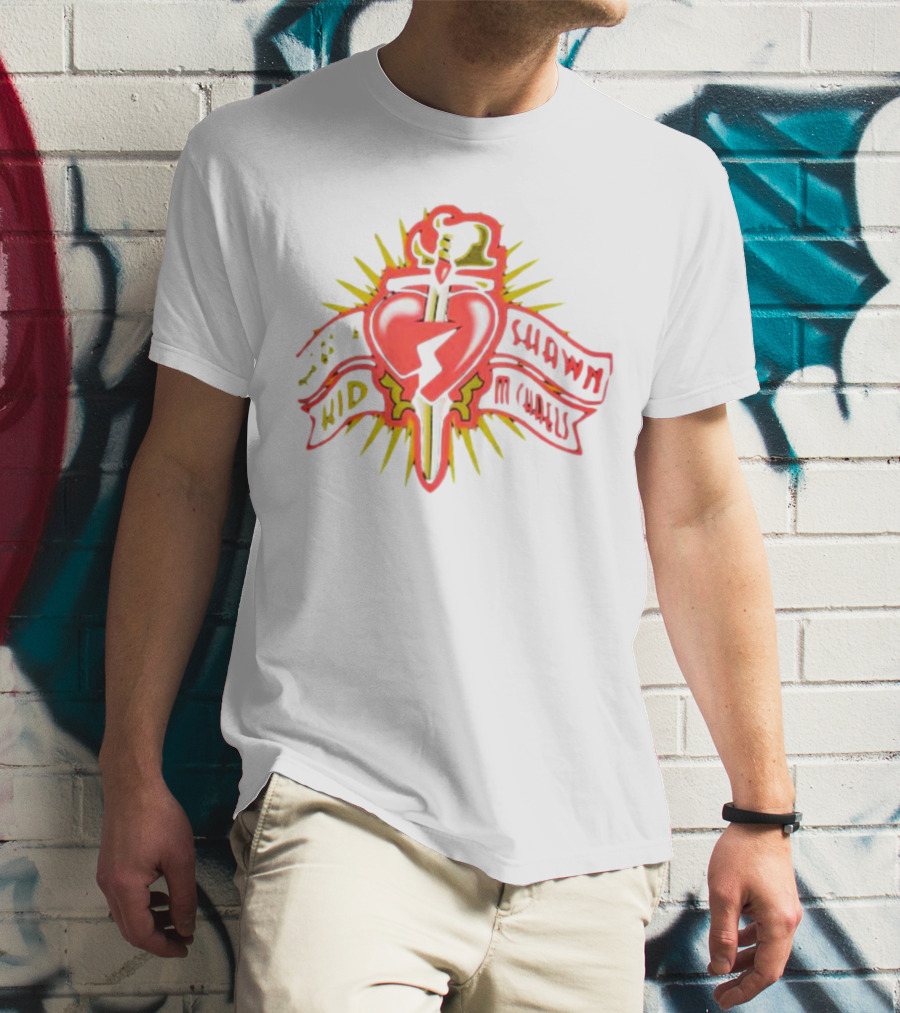 Shawn Michaels Heartbreak Kid Dagger Heart T-Shirt