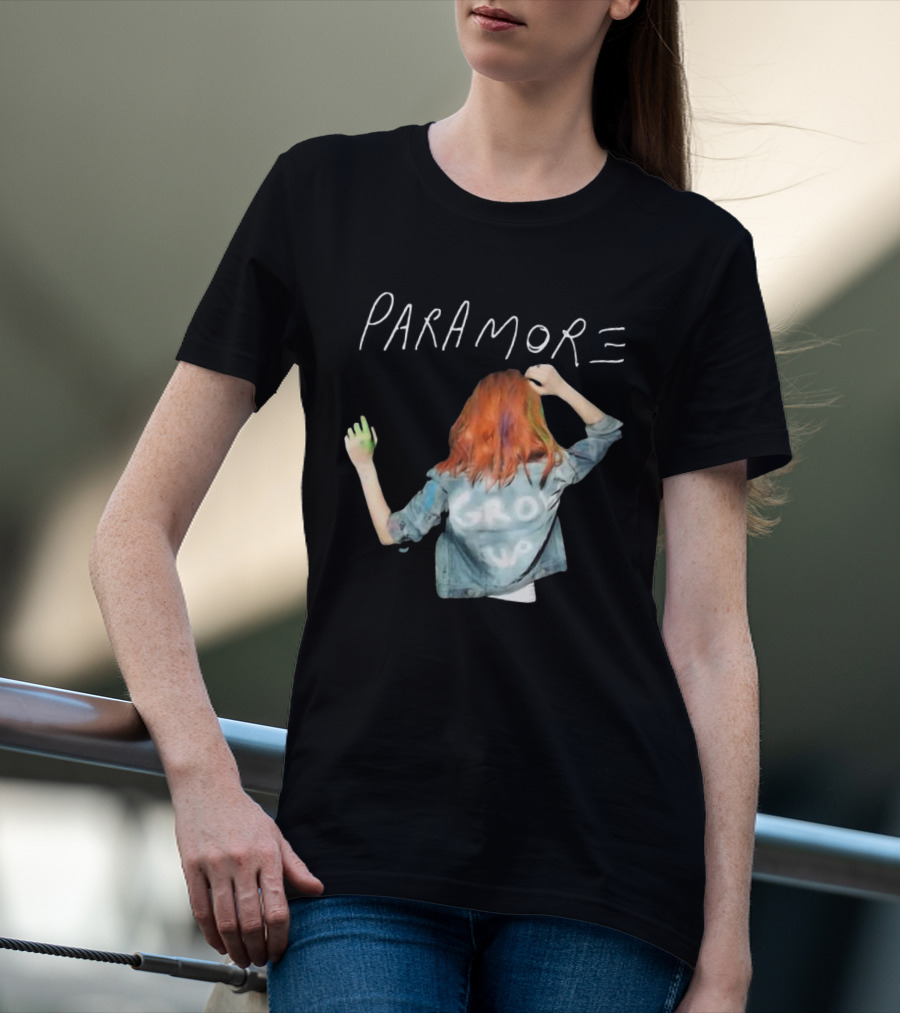 Paramore Grow Up Denim Jacket Back T-Shirt