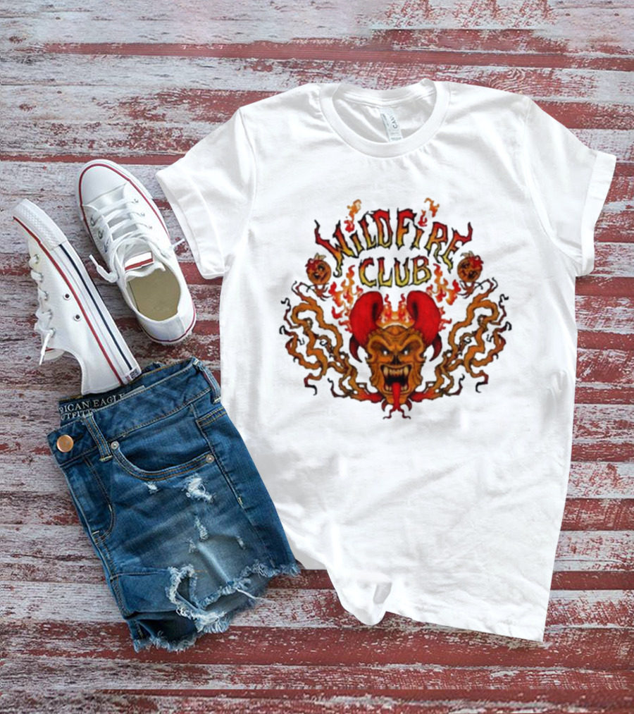 Wildfire Club Fiery Demon Emblem T-Shirt