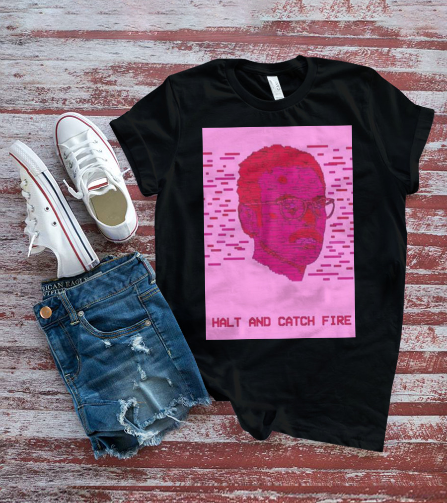 Halt And Catch Fire Retro Pixel T-Shirt