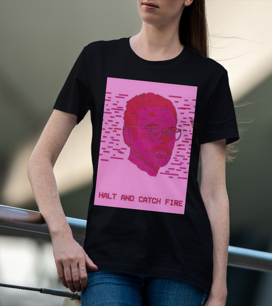 Halt And Catch Fire Retro Pixel T-Shirt