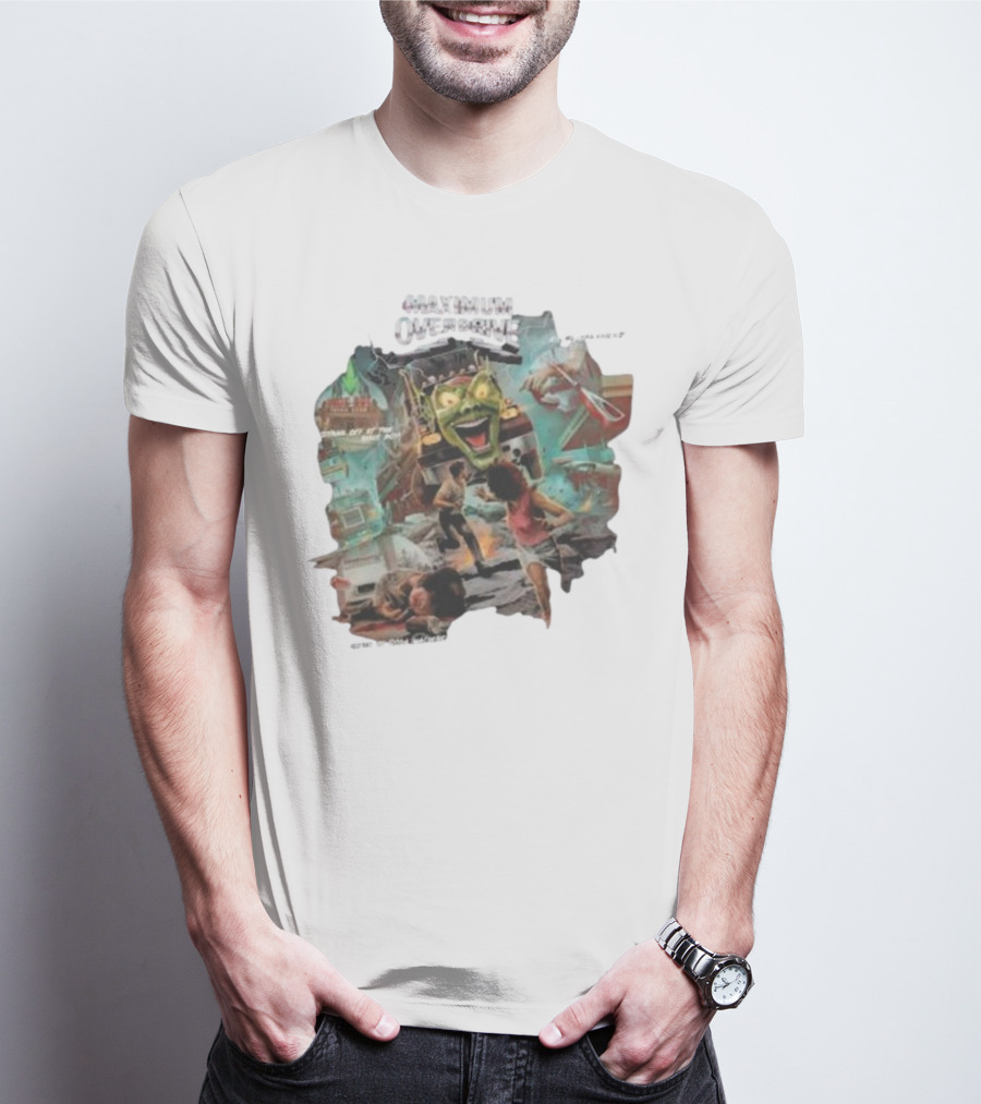 Maximum Overdrive Killer Appliances Stand Off At The Dixie Boy Truck Chase T-Shirt