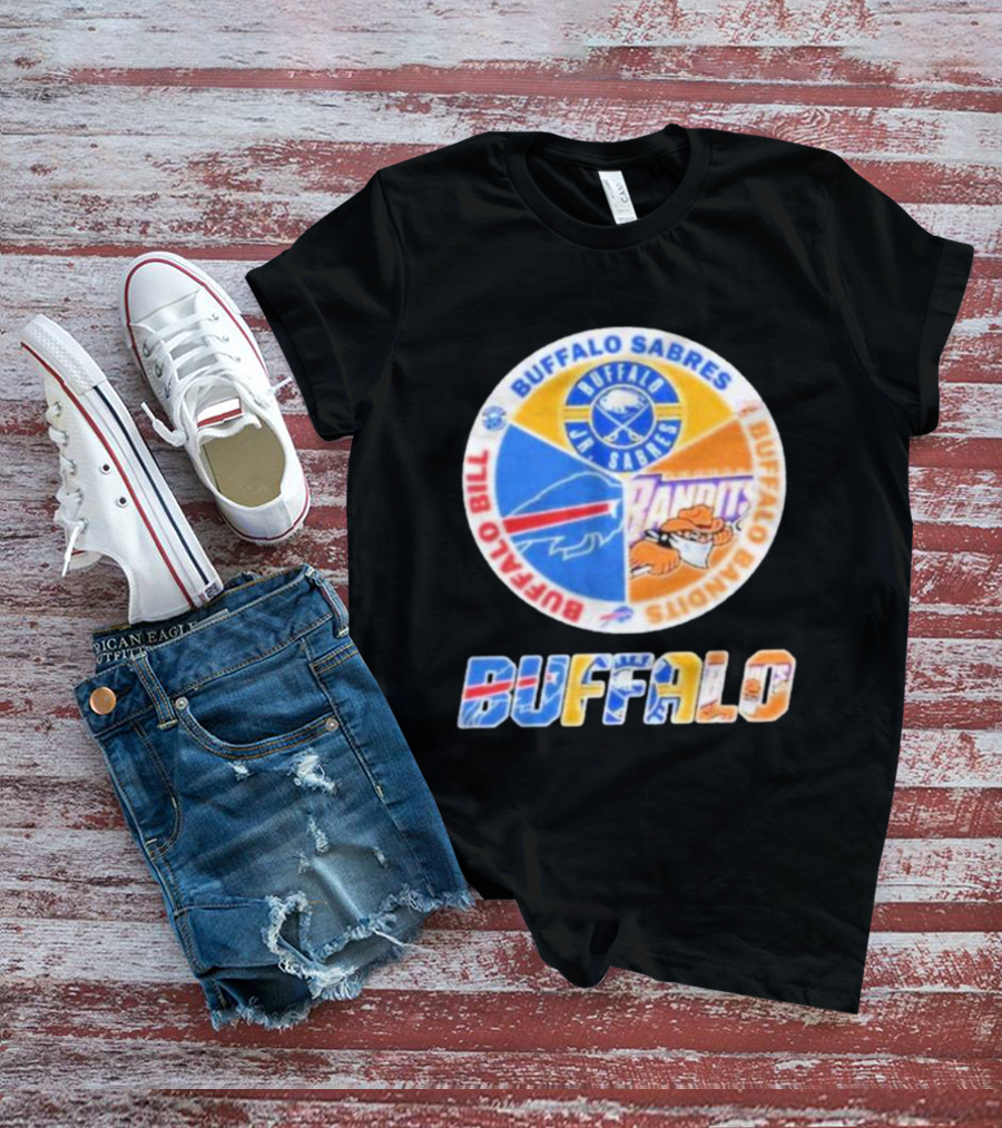 Buffalo Sabres Bandits Bills Team Sport Legend T-Shirt