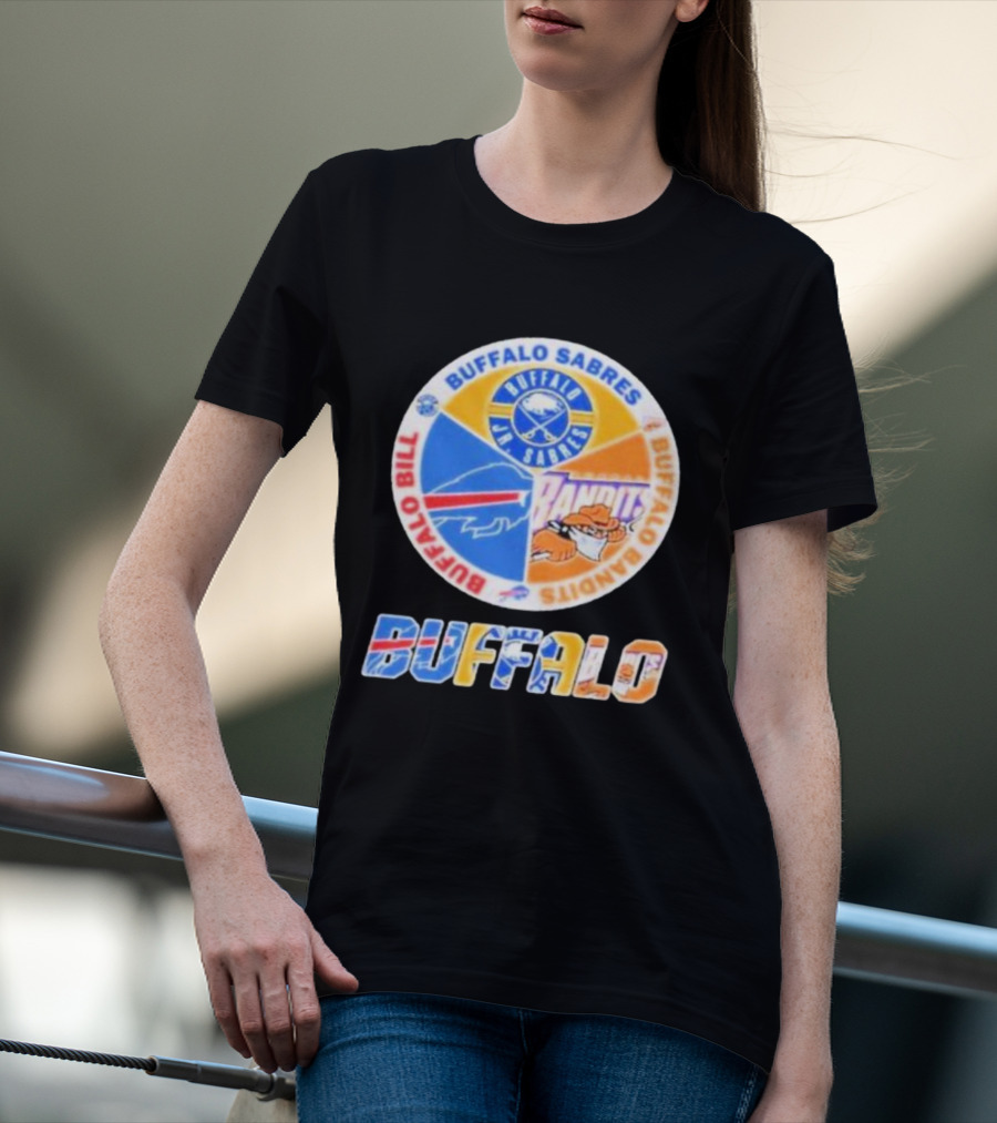 Buffalo Sabres Bandits Bills Team Sport Legend T-Shirt