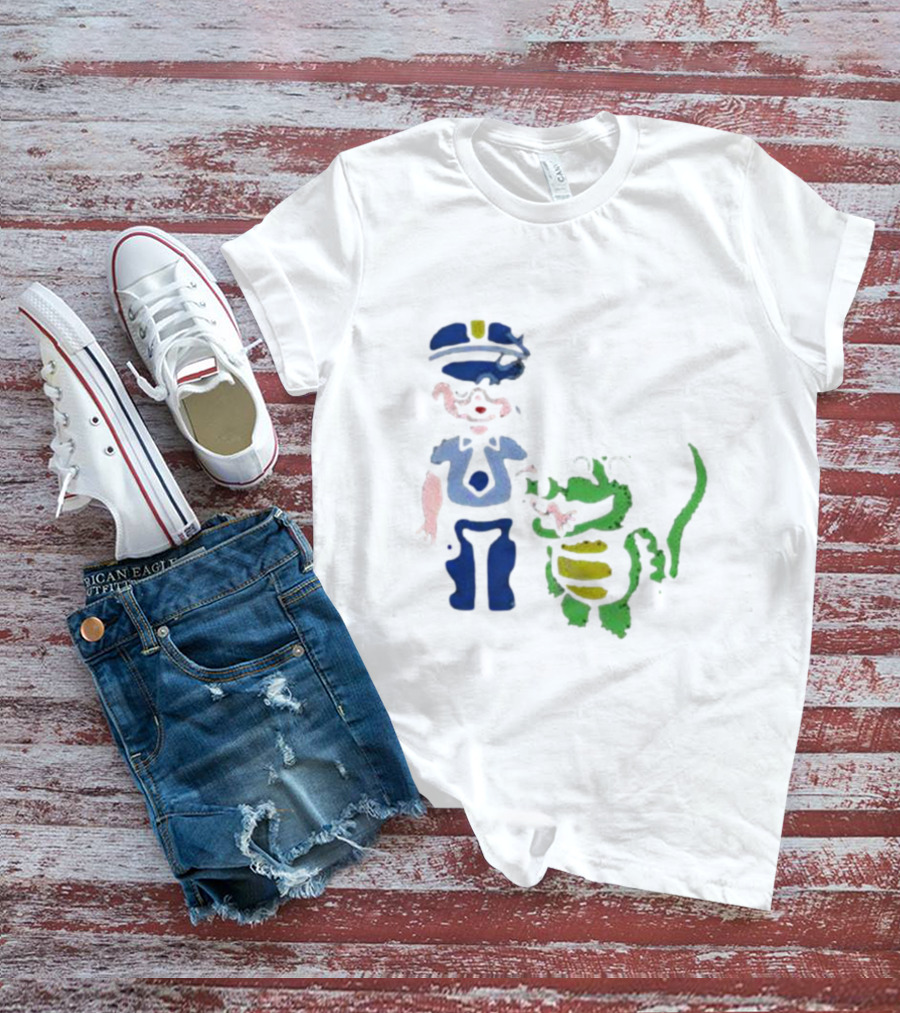 All Crocodilians Are Beautiful Police Officer And Friendly Crocodile T-Shirt