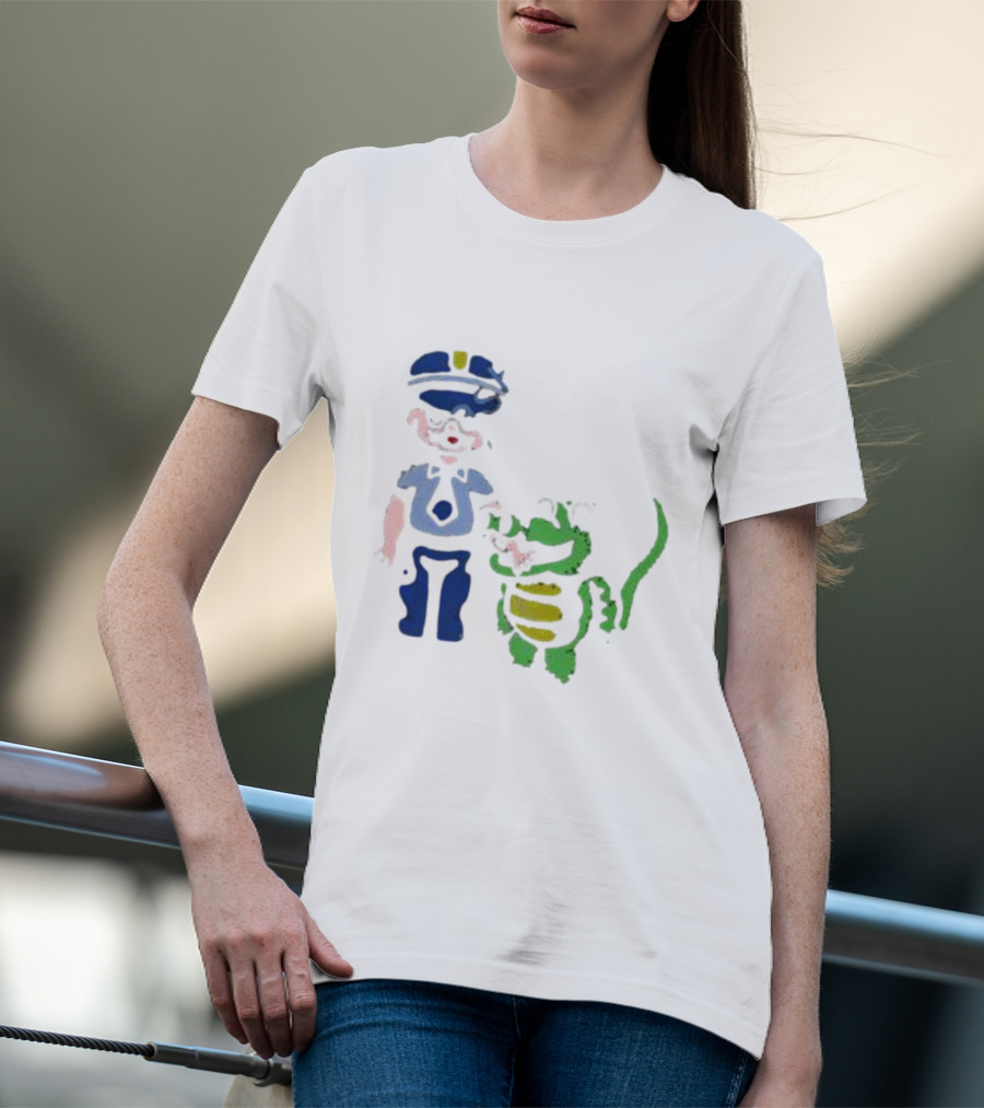 All Crocodilians Are Beautiful Police Officer And Friendly Crocodile T-Shirt