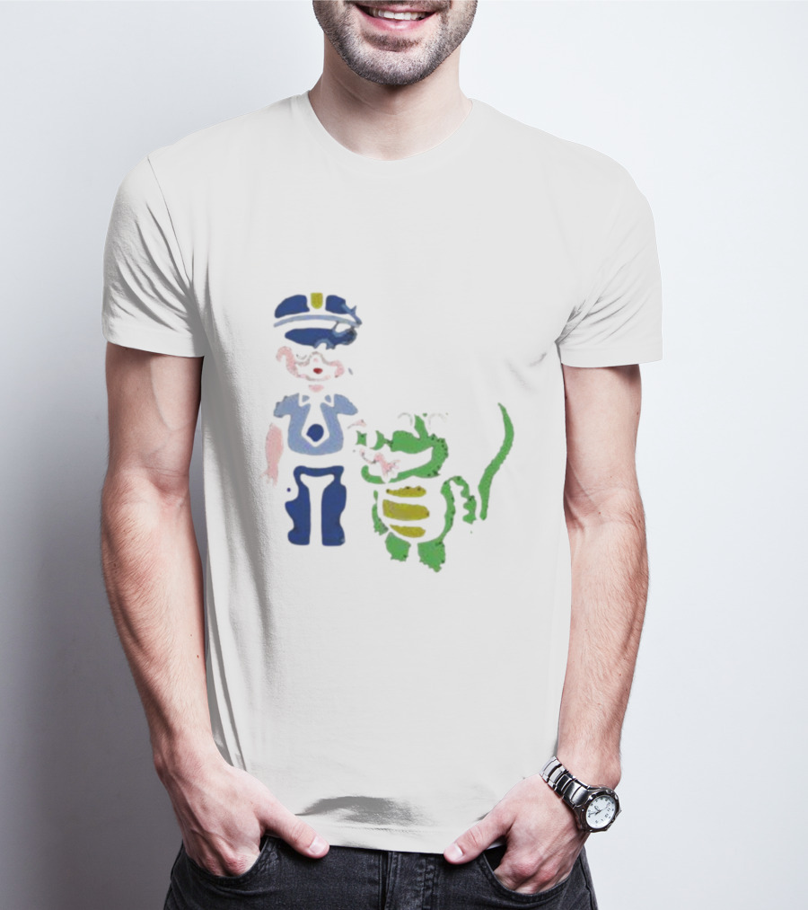 All Crocodilians Are Beautiful Police Officer And Friendly Crocodile T-Shirt