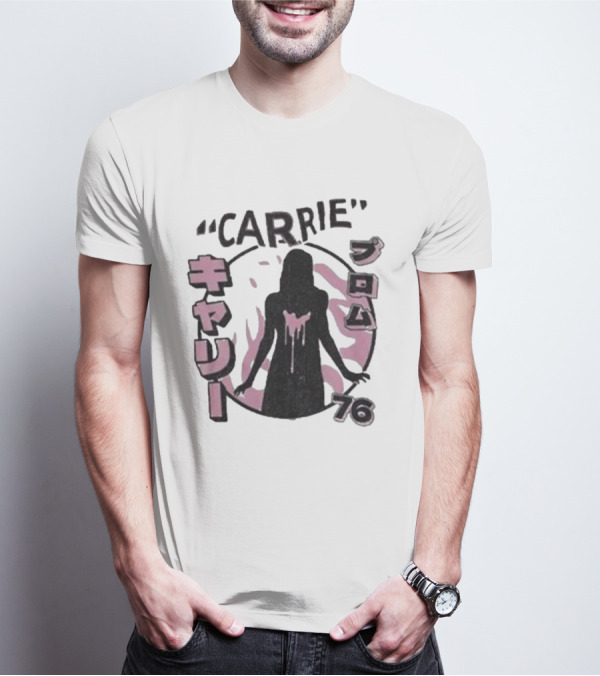 Carrie Prom 76 Japanese Text T-Shirt