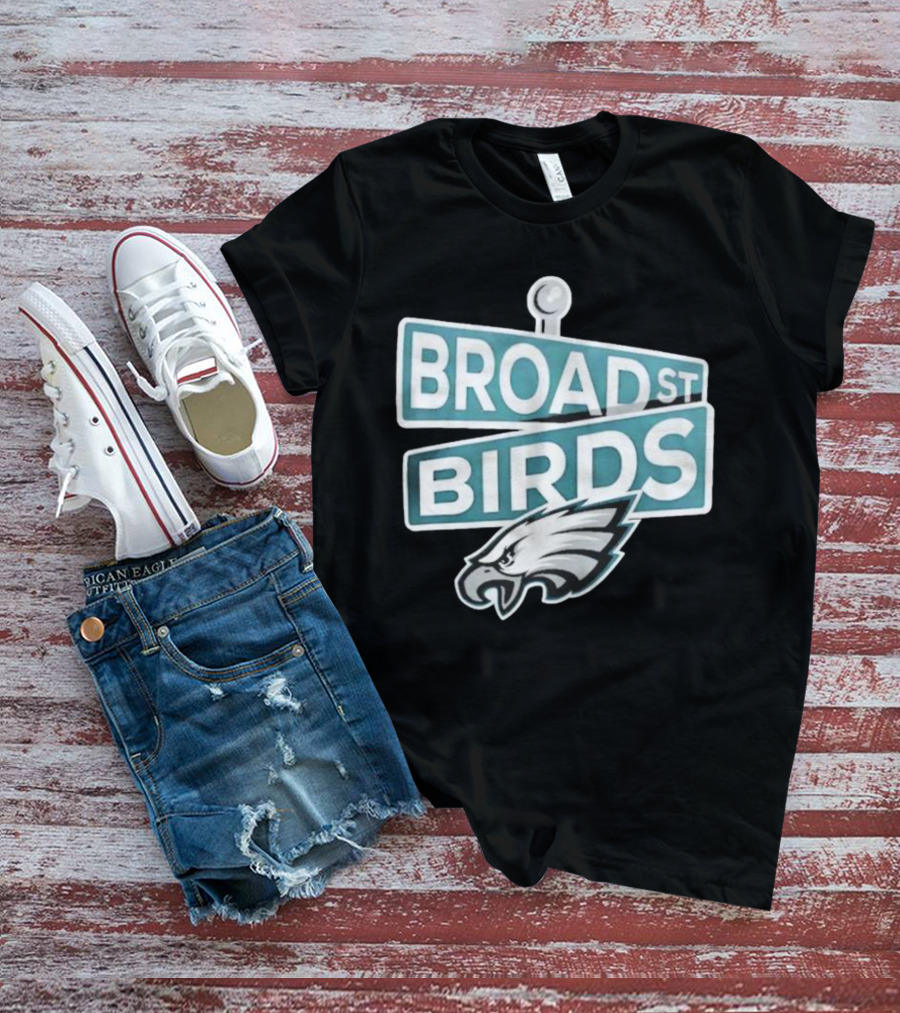 NFL Philadelphia Eagles Broad St Birds Iconic Team Spirit T-Shirt
