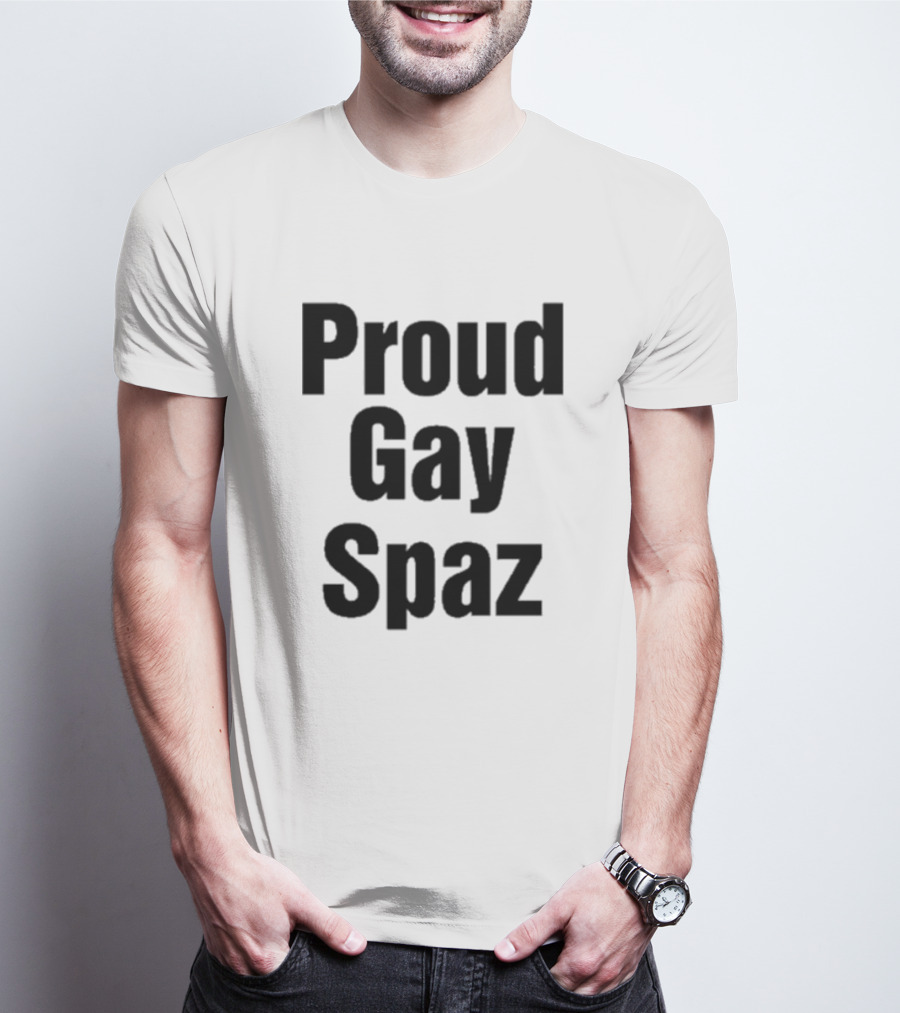 Proud Gay Spaz Pride Piece T-Shirt