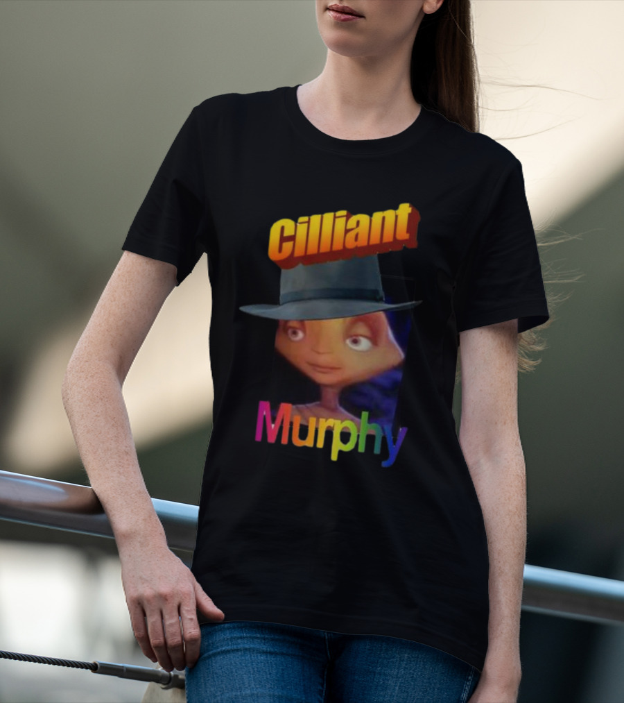 Cilliant Murphy Hat Meme Face T-Shirt