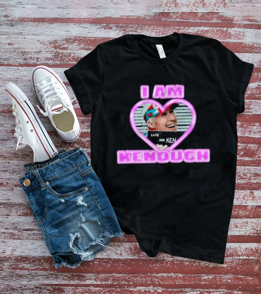 Ryan Gosling I Am Kenough Heart Ken Shirt Image T-Shirt