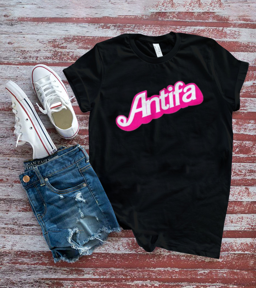 Walter Masterson Barbie Antifa Pink T-Shirt