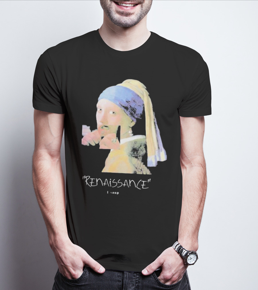 Renaissance Girl With A Pearl Earring Eleven Paris Men's T-Shirt