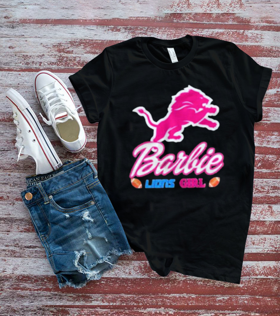 Barbie Lions Girl Football T-Shirt