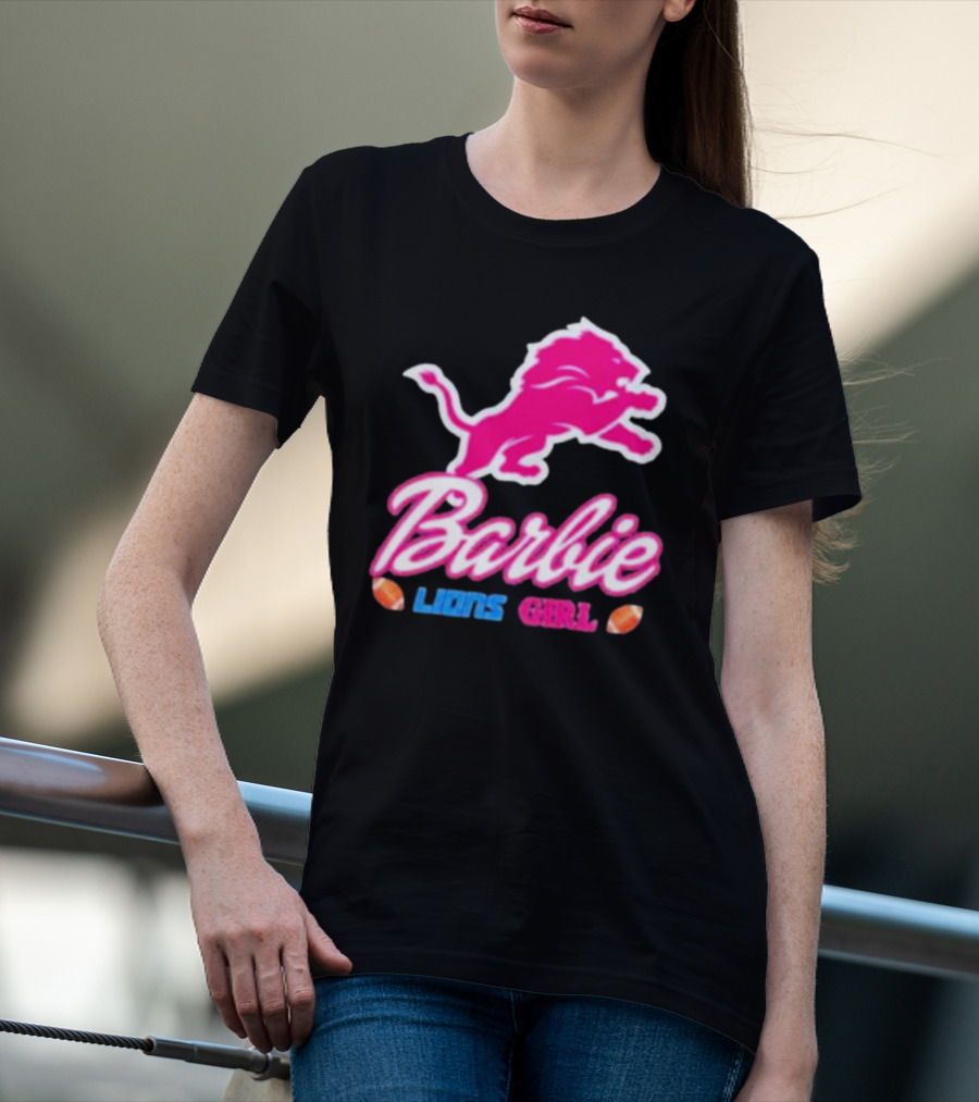 Barbie Lions Girl Football T-Shirt