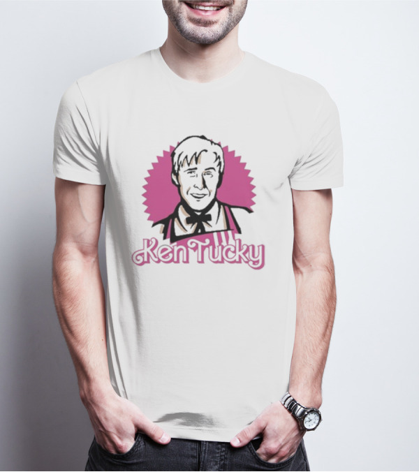 Ken Tucky Barbie Pink Starburst Style Retro Charm T-Shirt
