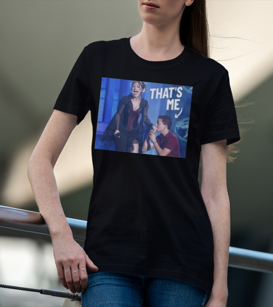 That's Me Iconic Moment Text With Enthusiastic Reaction T-Shirt