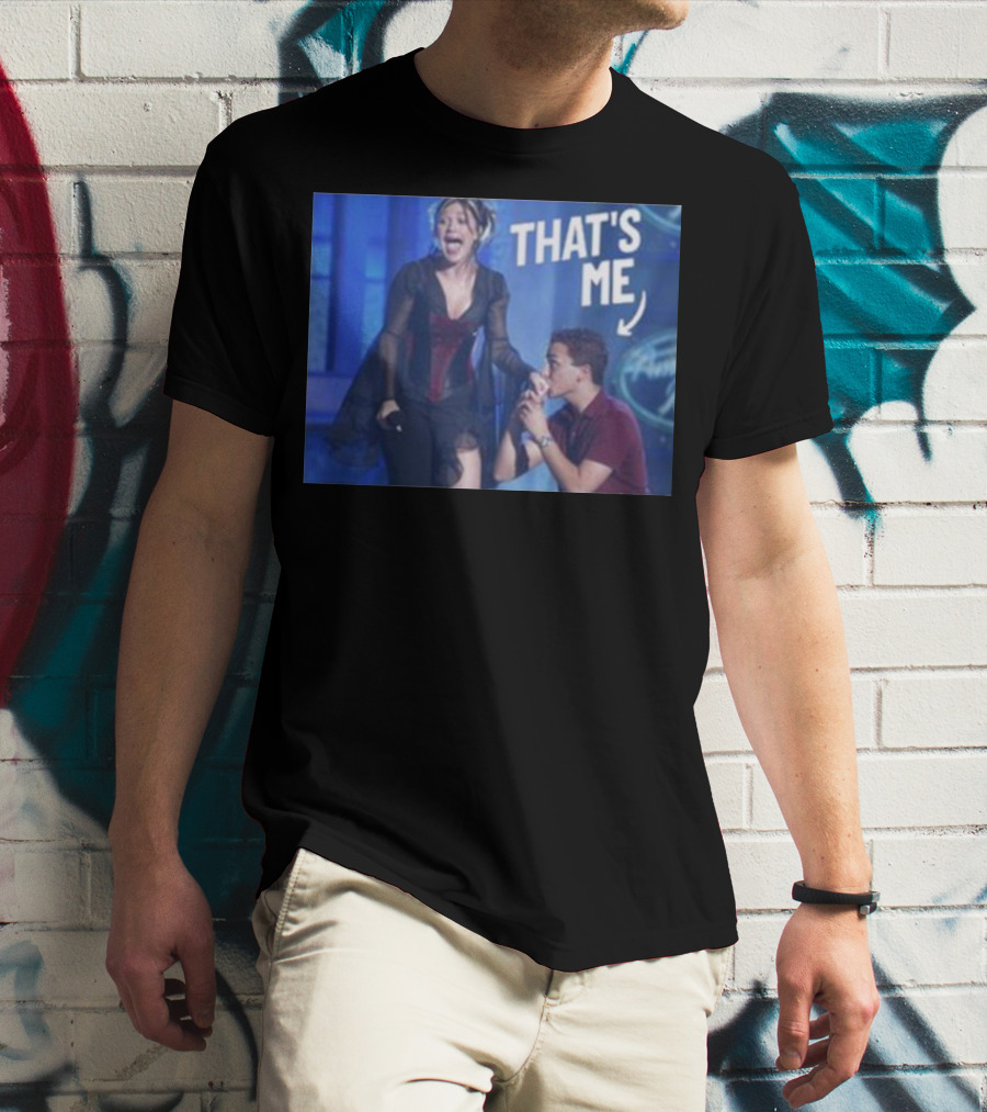 That's Me Iconic Moment Text With Enthusiastic Reaction T-Shirt