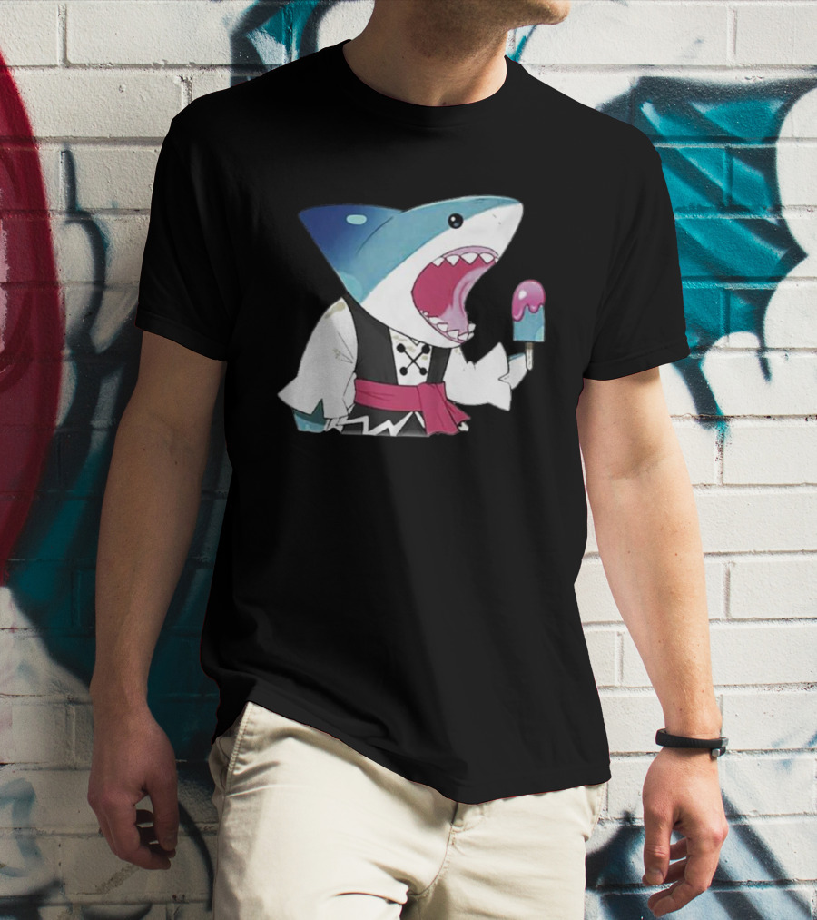 Shroomie Sorbet Shark Cookie Ice Cream Treat T-Shirt