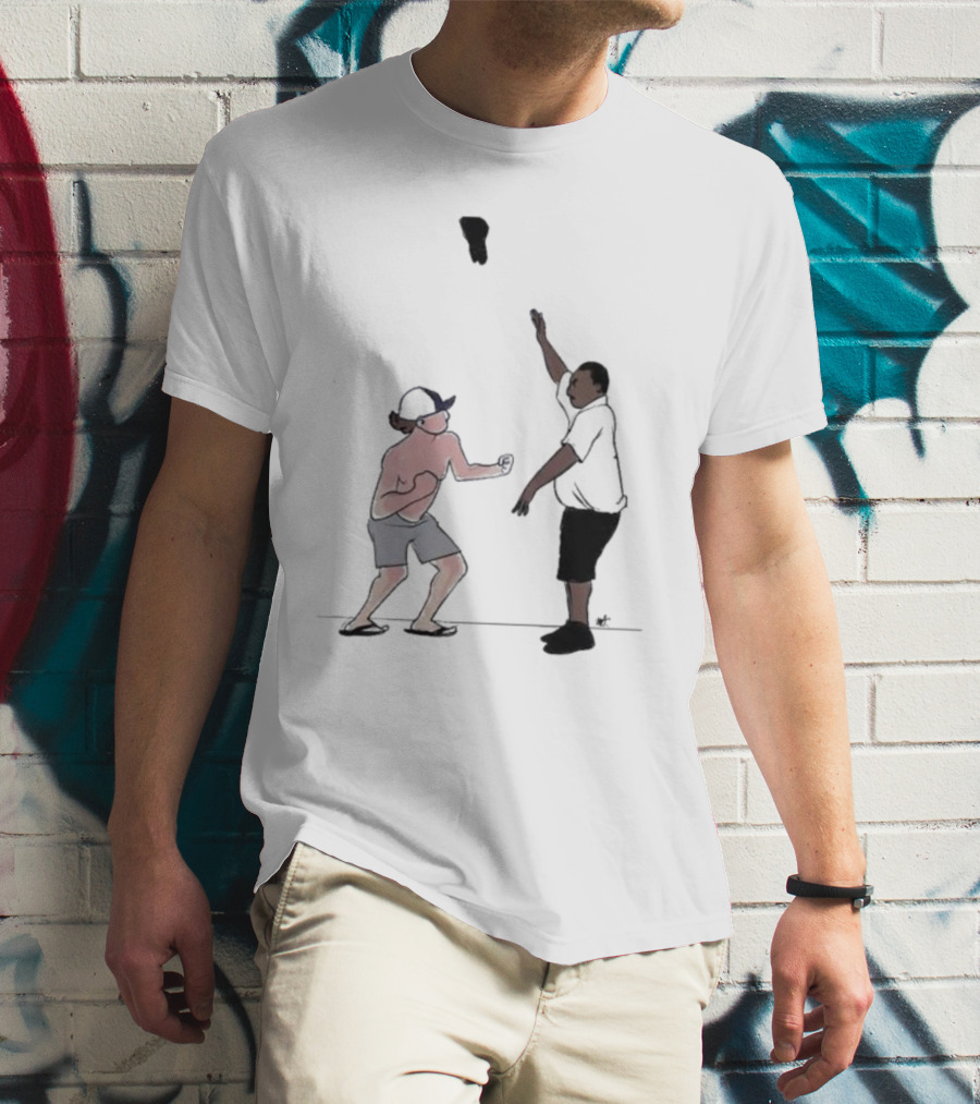 Brawl At Montgomery Alabama Riverfront Dock Caught T-Shirt With Fight Sketch At T-Shirt