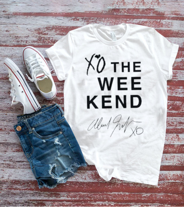 XO The Weeknd Signature Ailoviutl T-Shirt