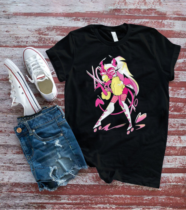 Verosika Roller Skate Demon Girl Anime T-Shirt
