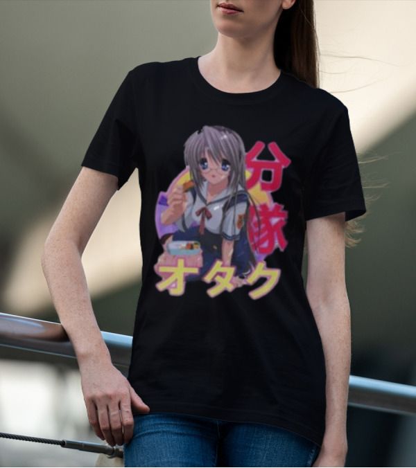 Tomoyo Sakagami Clannad Kuranado Sunset Anime Otaku T-Shirt