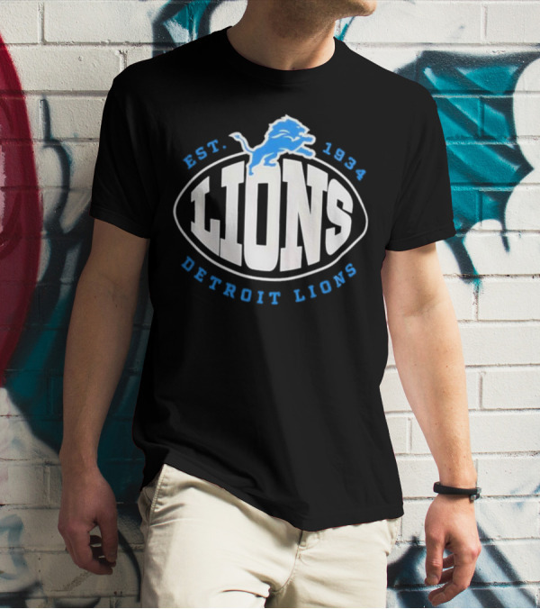 Detroit Lions Est. 1934 Boss X NFL Tra T-Shirt