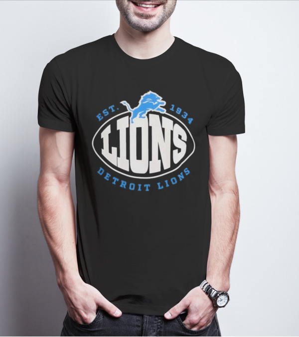 Detroit Lions Est. 1934 Boss X NFL Tra T-Shirt