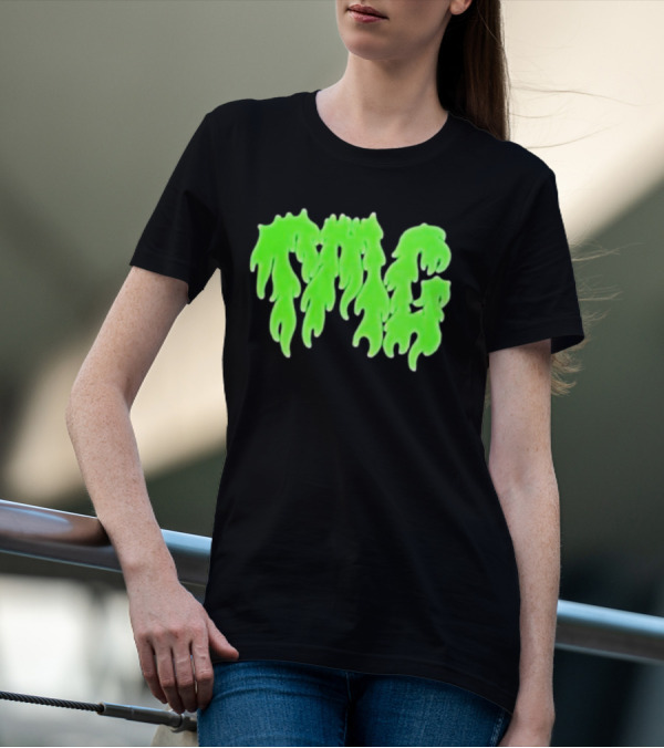 TMG Merch Slime Green Drip TMG T-Shirt