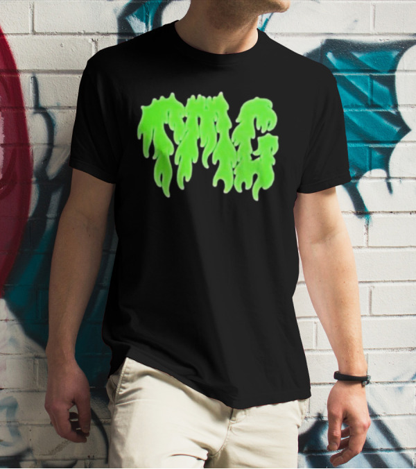 TMG Merch Slime Green Drip TMG T-Shirt
