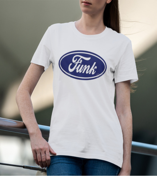 Kim Taehyung Blue Oval Funk Text T-Shirt