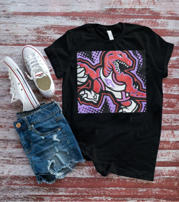 Big Face 7.0 SS Toronto Raptors Dinosaur T-Shirt