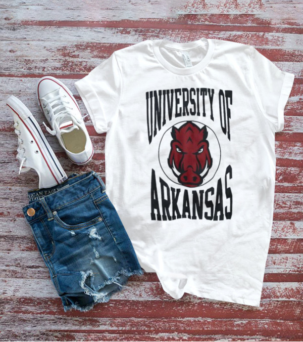 University Of Arkansas Razorbacks Lightweight Crew 3.0 T-Shirt