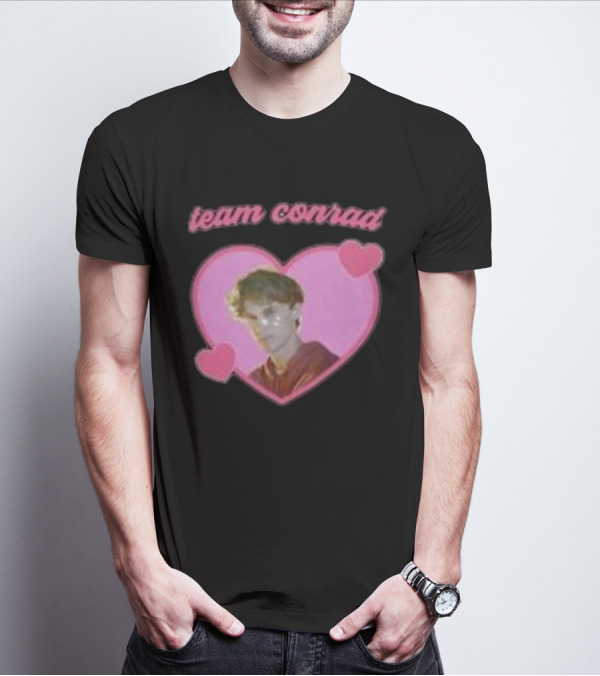 Team Conrad Heart Design Lembrar T-Shirt