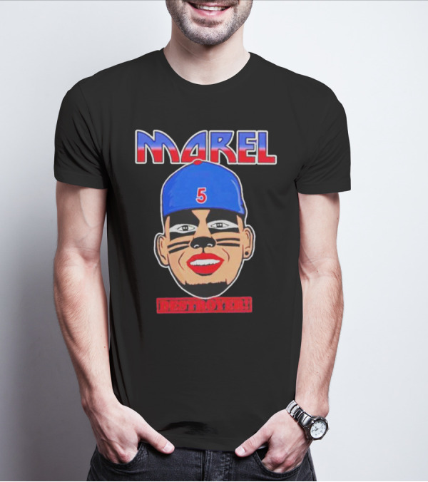 Marel Destroyer Number 5 Baseball T-Shirt