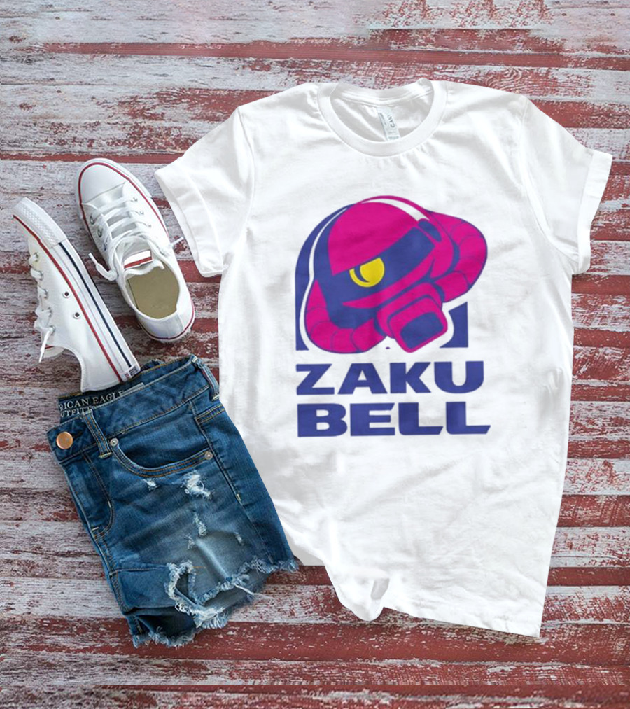 Dead Set Media Zaku Bell Mecha Fast Food Mashup T-Shirt