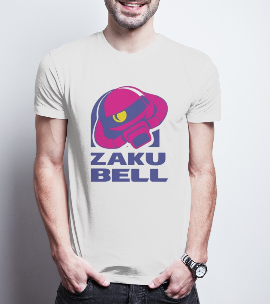 Dead Set Media Zaku Bell Mecha Fast Food Mashup T-Shirt