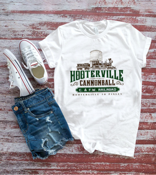 Hooterville Cannonball C. And F.W Railroad Hooterville To Pixley T-Shirt