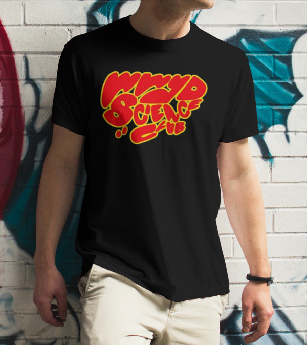 Chigozie Obi WWYD Science Club Bold Red And Yellow Typography T-Shirt