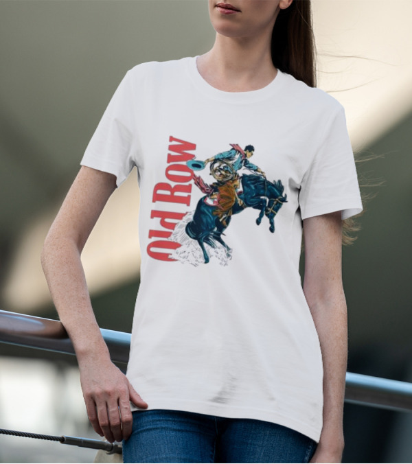 Old Row Cowboy Rodeo Rider Galloping 3.0 T-Shirt