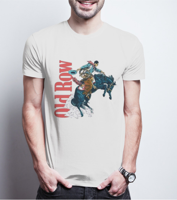 Old Row Cowboy Rodeo Rider Galloping 3.0 T-Shirt