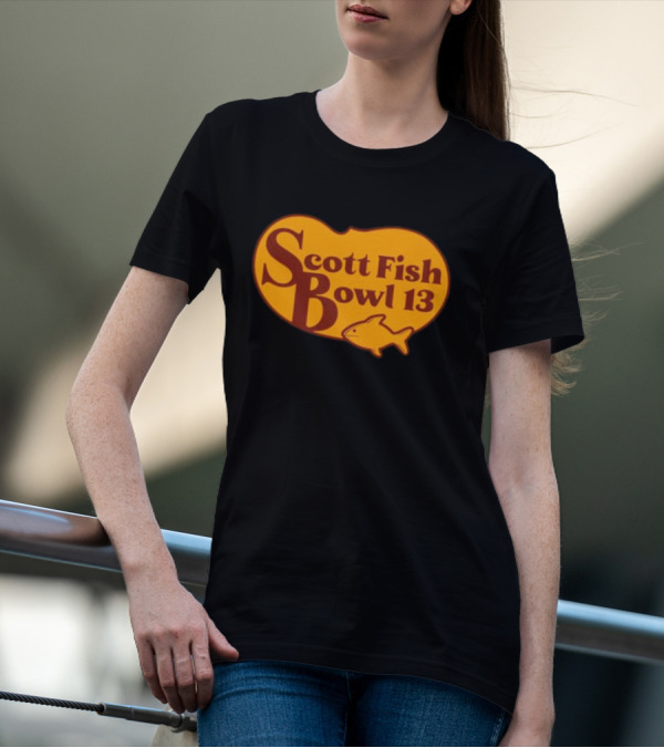 Scott Fish Bowl 13 Logo With Fish T-Shirt