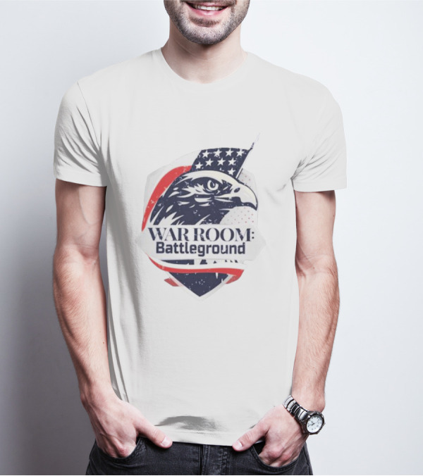 War Room Battleground Eagle And American Flag T-Shirt